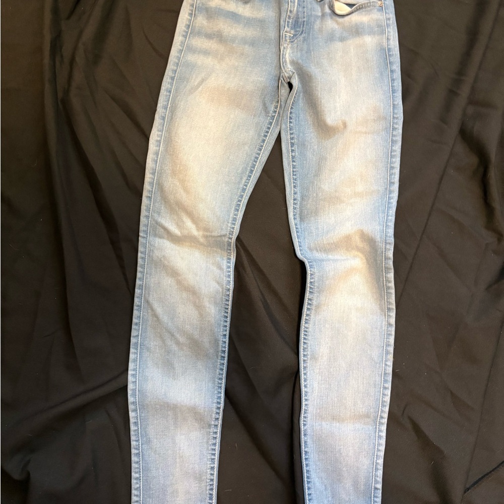 7 For All Mankind Light Blue Skinny Jeans